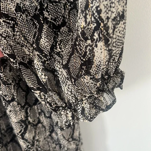 NWT ZARA ANIMAL PRINT MIDI DRESS size S - Picture 7 of 11